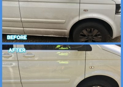 Before and After Detailing - Van