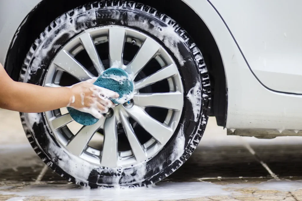 Car Detailing Scrub Wheel